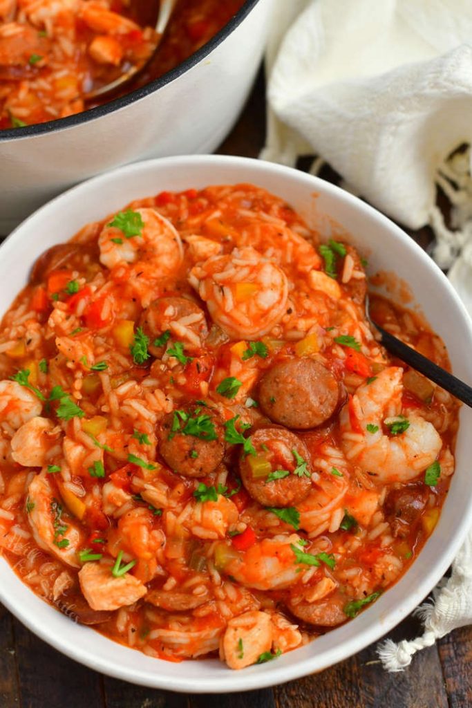 Jambalaya Recipe - Classic Creole Dish Full of Flavor and So Easy