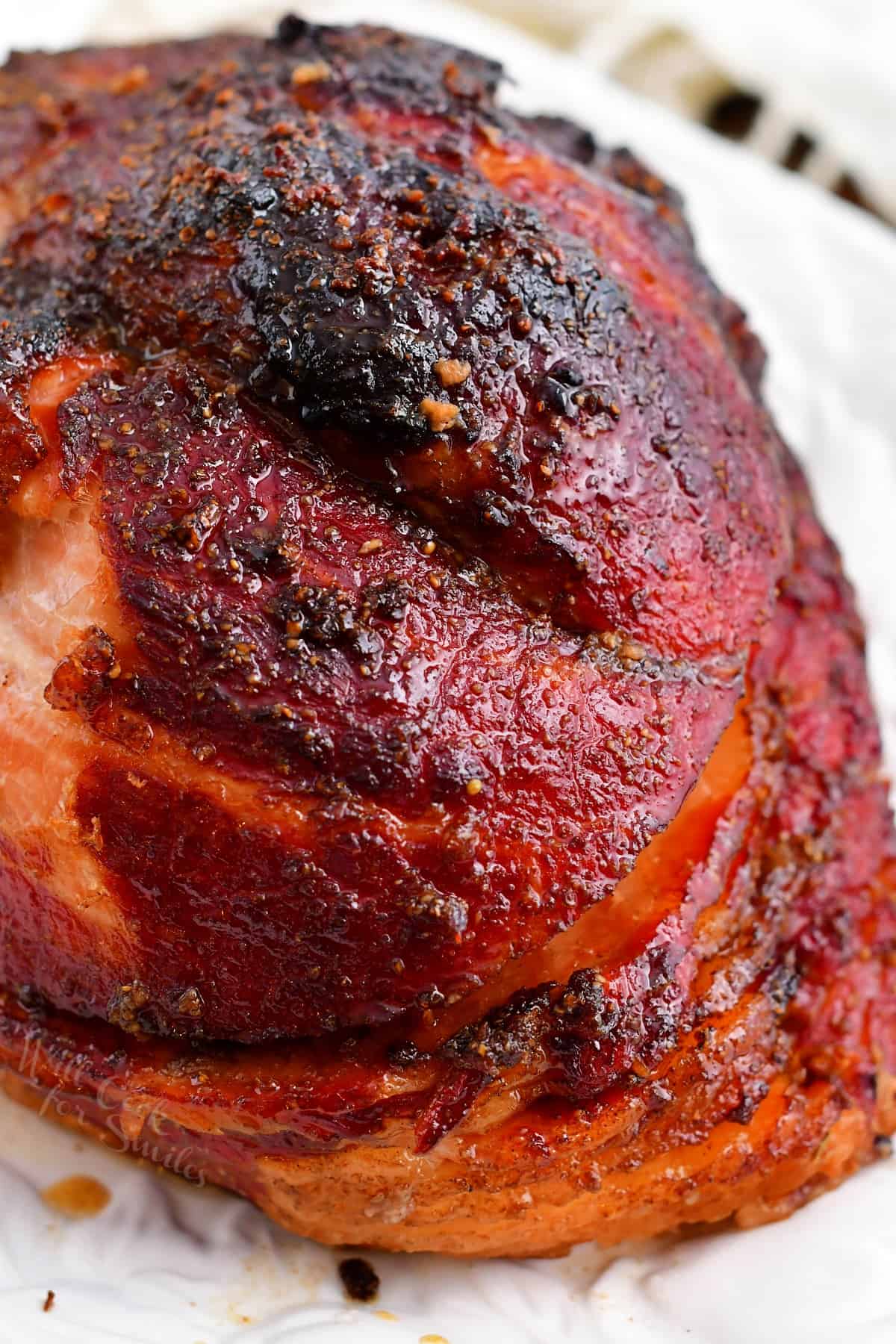 Bourbon Glazed Ham - Will Cook For Smiles