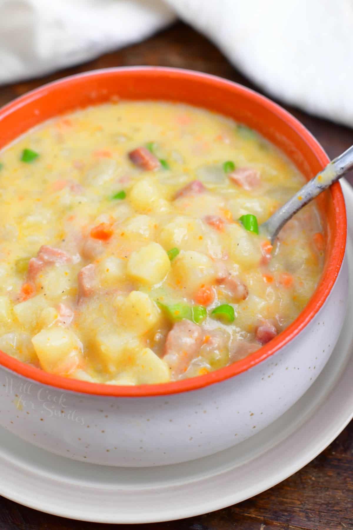 Ham and Potato Soup - Great Hearty Soup To Use Leftover Ham
