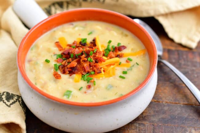 Loaded Baked Potato Soup - The Best Potato Soup For The Season