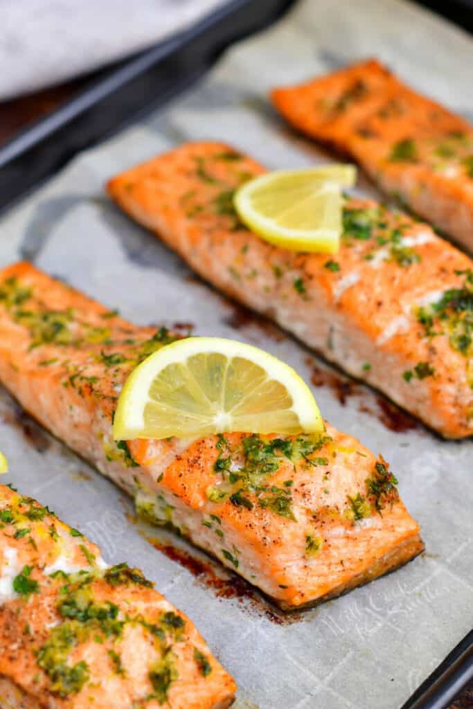 Healthy Salmon Recipe - Simple Oven Baked Salmon Recipe