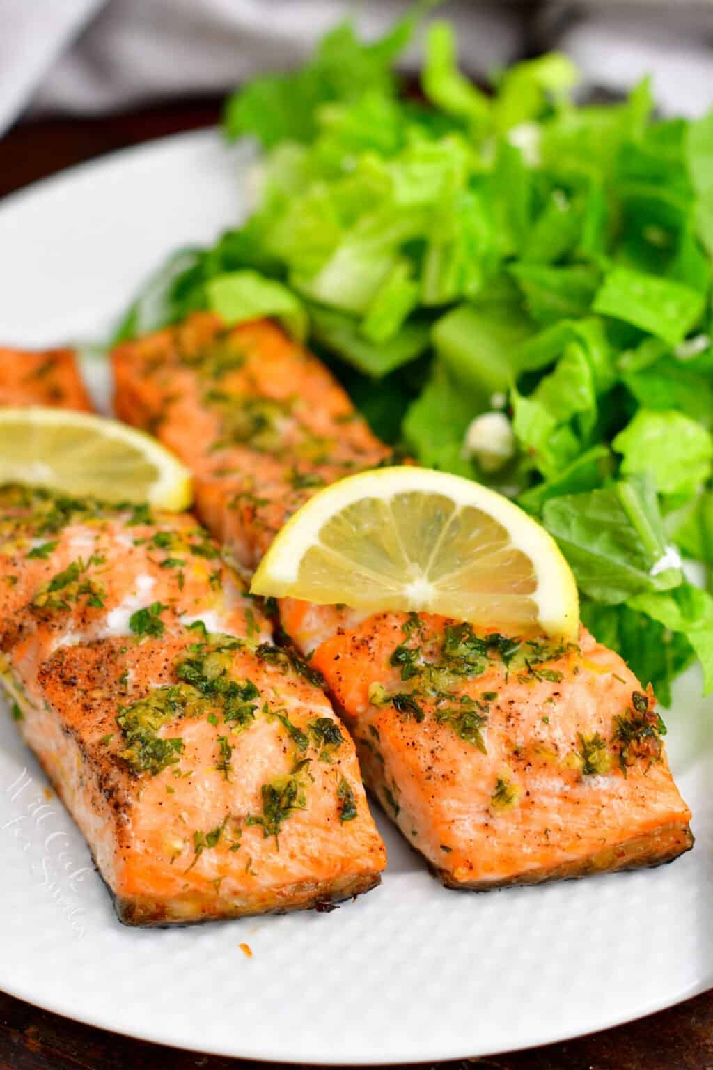 Healthy Salmon Recipe - Simple Oven Baked Salmon Recipe