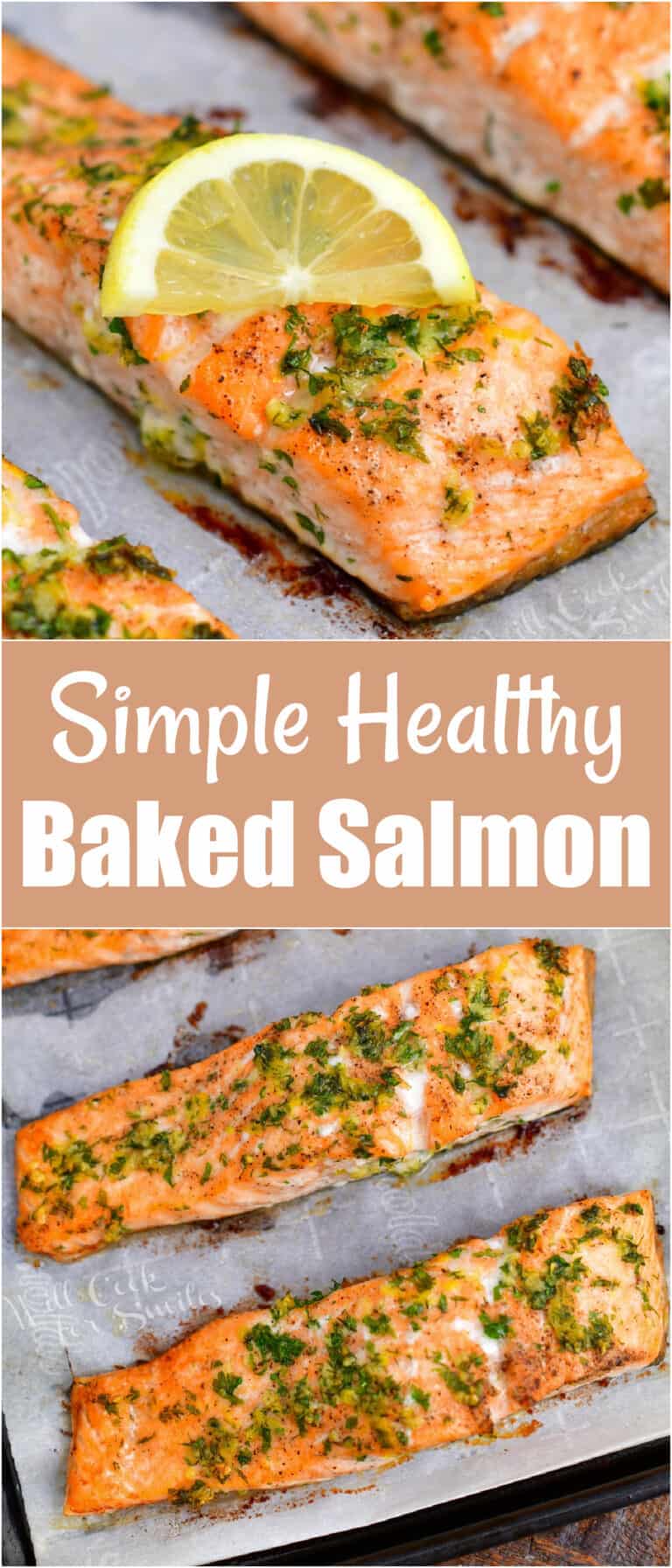 Healthy Salmon Recipe - Simple Oven Baked Salmon Recipe