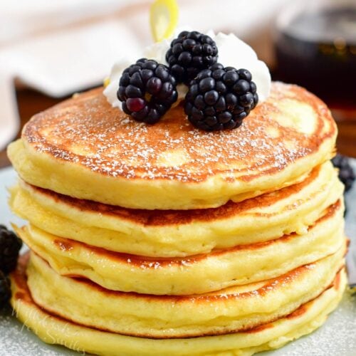 Ricotta Pancakes - Creamy, Soft, and Fluffy Lemon Ricotta Pancakes