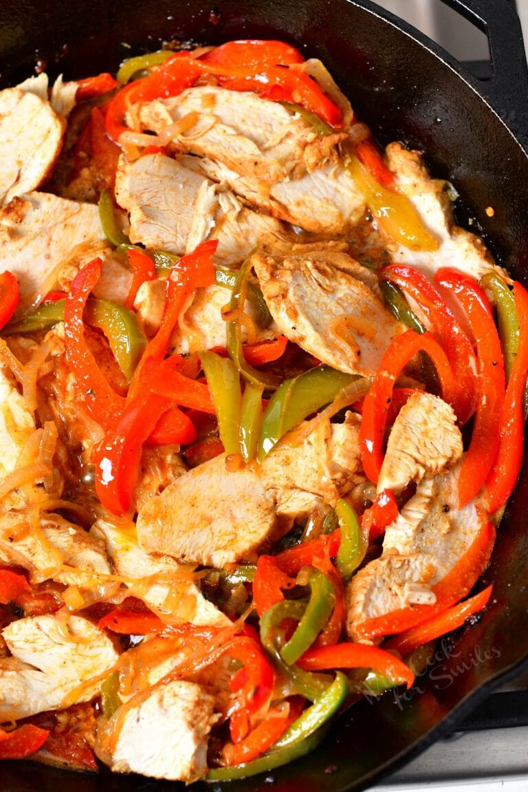 Chicken Fajitas - Mouthwatering Fajitas with Homemade Fajita Marinade