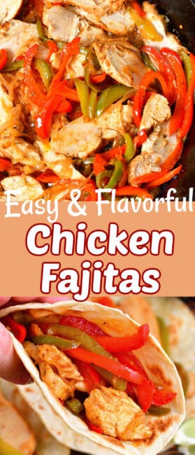 Chicken Fajitas - Mouthwatering Fajitas with Homemade Fajita Marinade