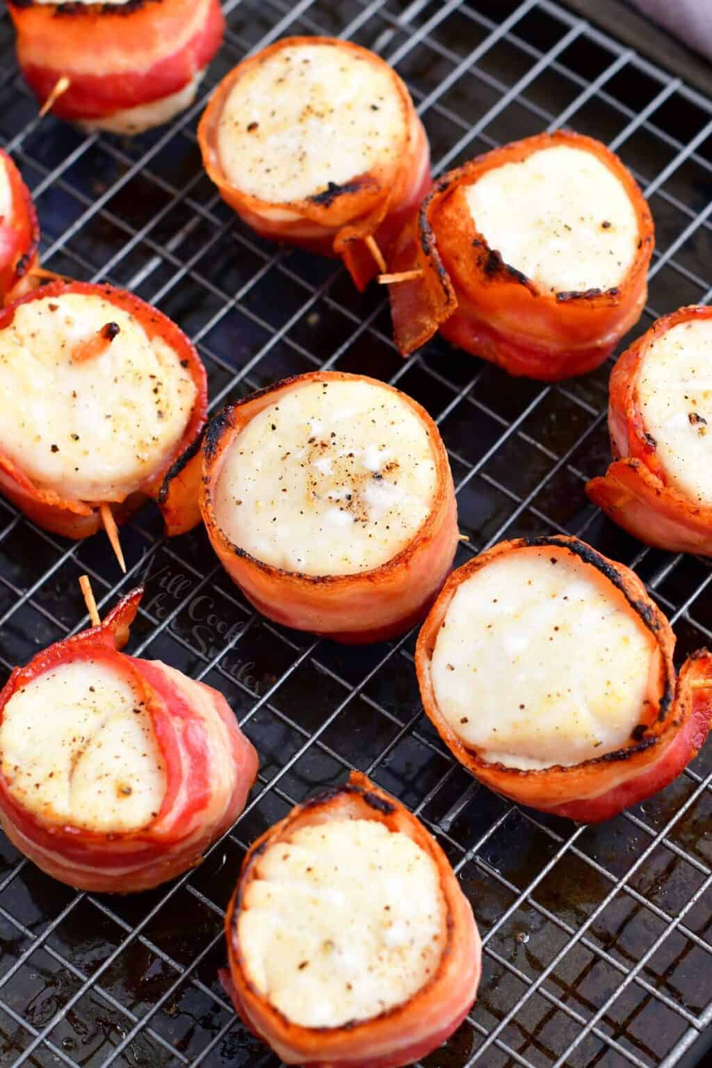 Bacon Wrapped Scallops - Perfect Easy Scallops Appetizer