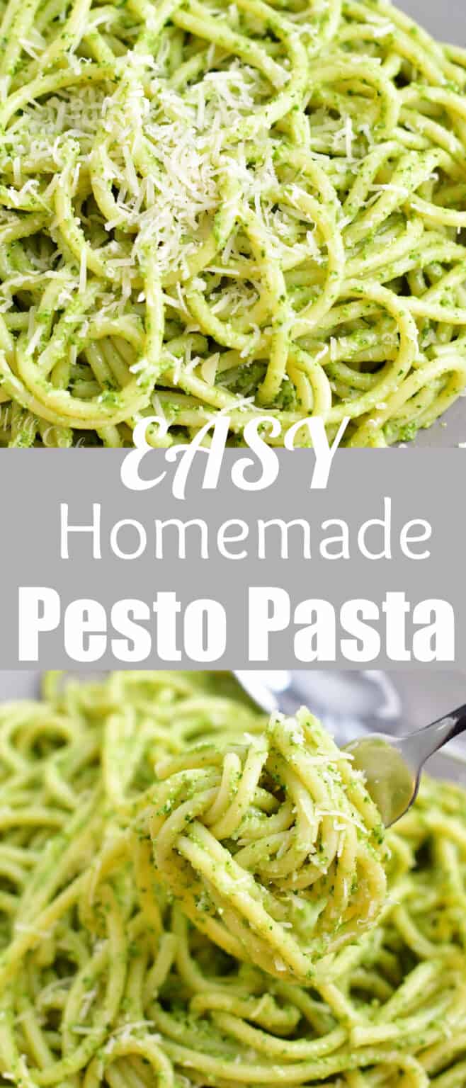 Pesto Pasta - Bright and Easy Pasta Recipe with Homemade Pesto