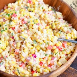 Creamy Corn Salad - Easy Corn Salad with Creamy Dressing