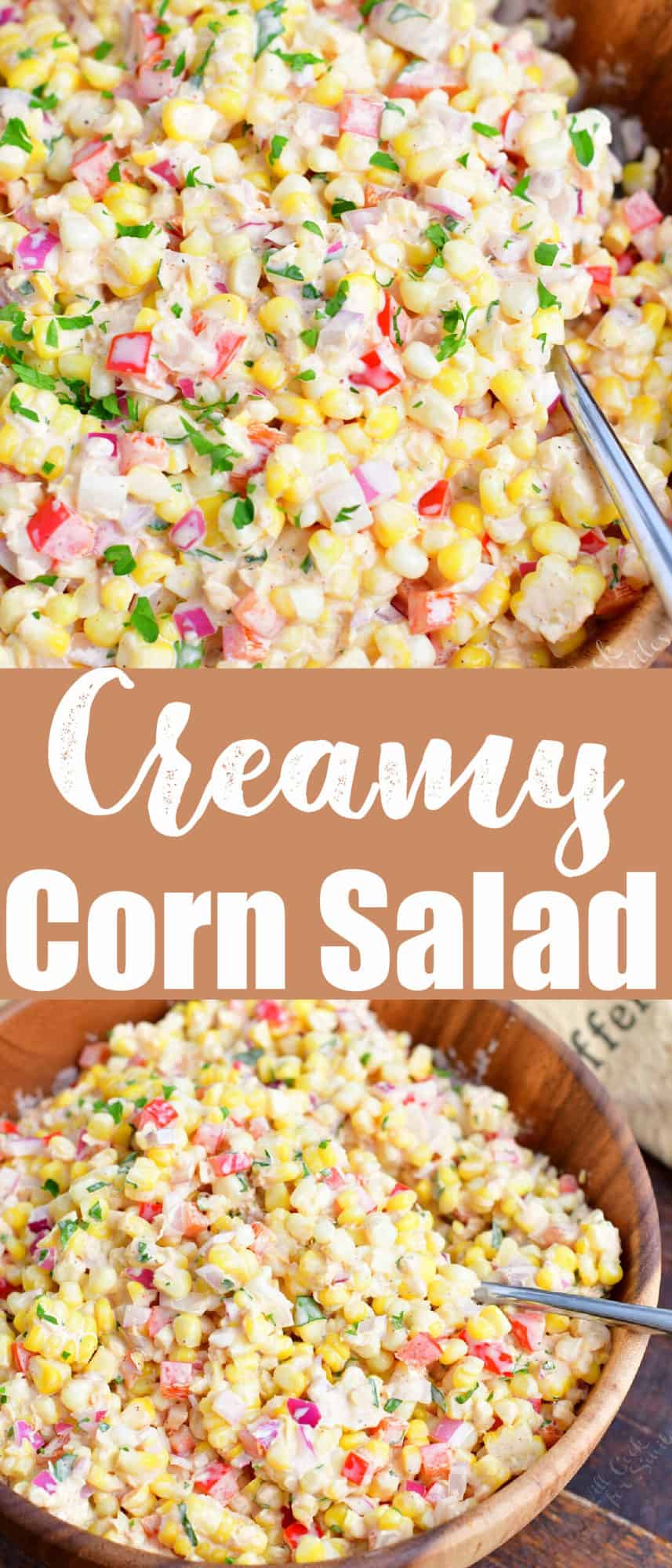 Creamy Corn Salad Easy Corn Salad With Creamy Dressing