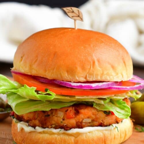 Grilled Salmon Burgers - The Culinary Compass