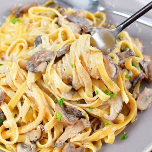 Pasta with Mushroom Sauce - Will Cook For Smiles