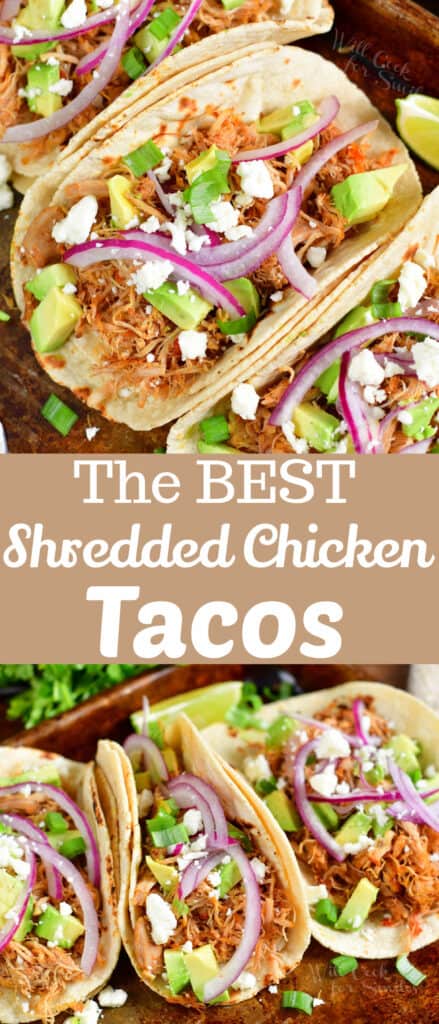 Shredded Chicken Tacos - Will Cook For Smiles