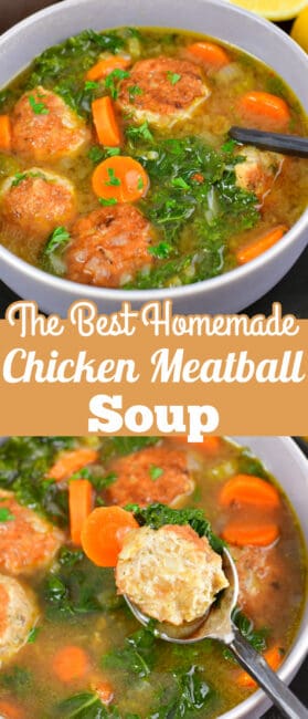 Chicken Meatball Soup - Will Cook For Smiles