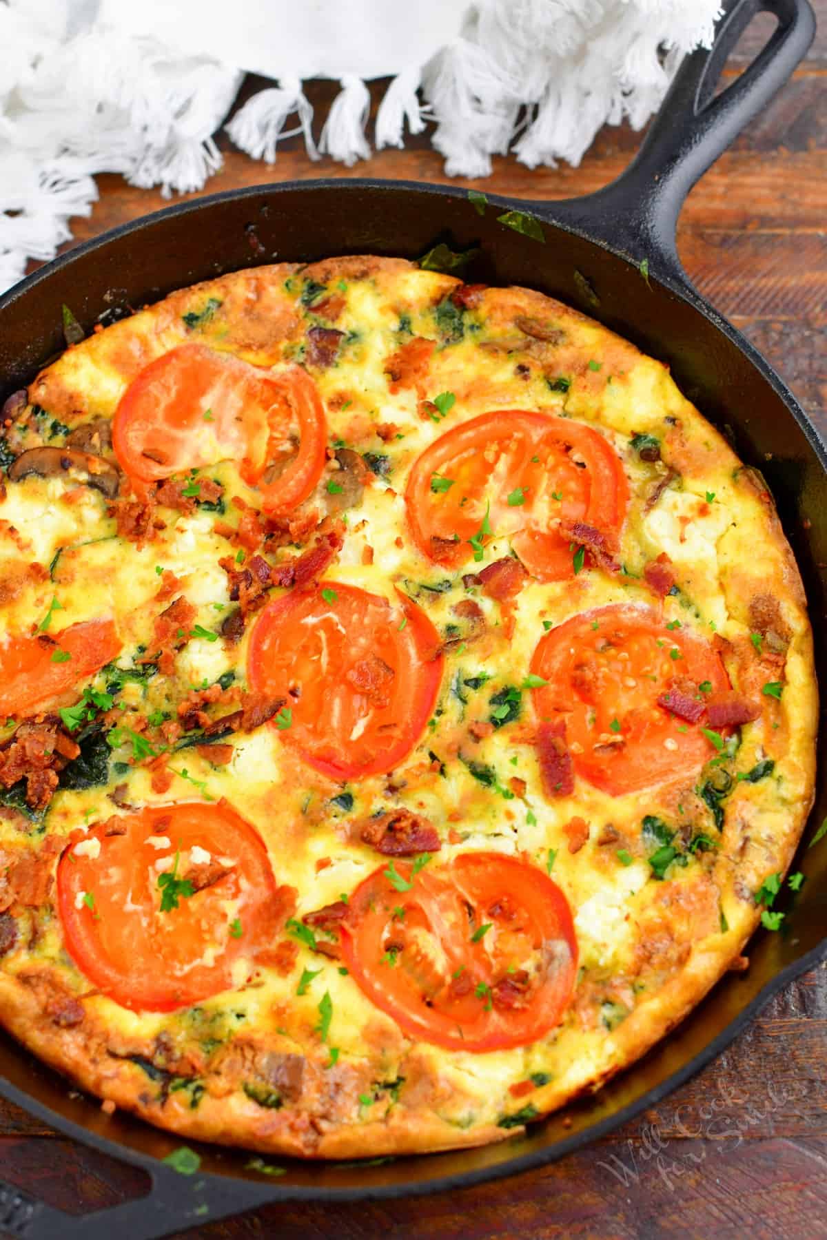 Make Mornings Great with this One-Pan Frittata & Avocado Salsa