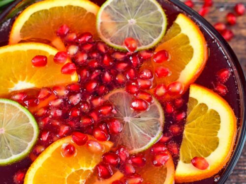 Rosh Hashanah Sangria - Pomegranate Sangria Recipe