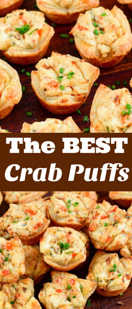 Crab Puffs Seriously Amazing Crab Puffs In Puff Pastry   Crab Puffs Collage 439x1024 