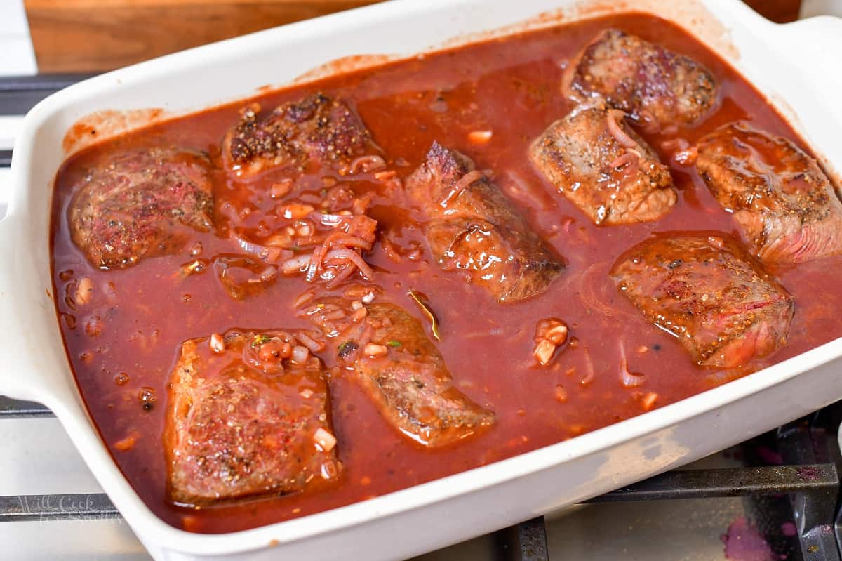 Boneless Short Ribs Recipe with Red Wine Sauce - Will Cook For Smiles