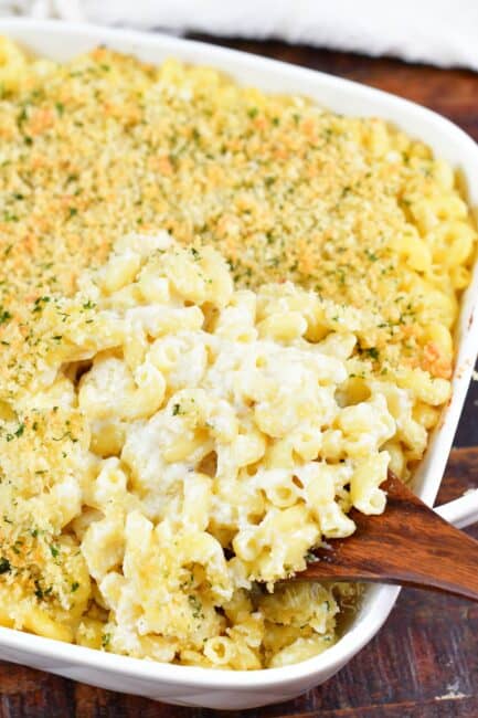 Parmesan Baked Mac and Cheese - Will Cook For Smiles