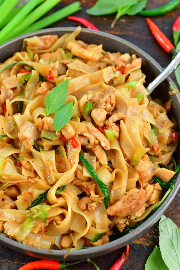 Drunken Noodles (Pad Kee Mao) - Will Cook For Smiles