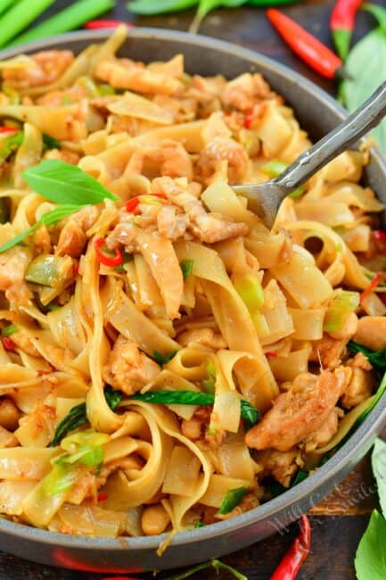 Drunken Noodles (Pad Kee Mao) - Will Cook For Smiles