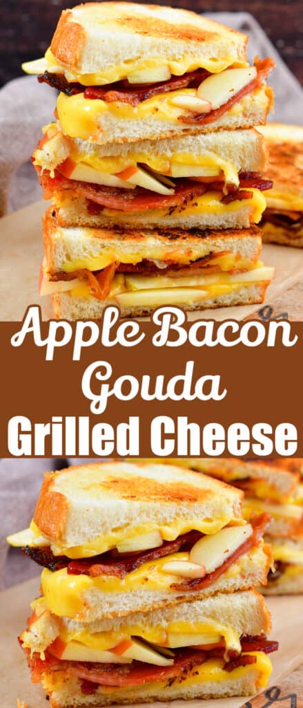 Apple Bacon Gouda Grilled Cheese - Will Cook For Smiles