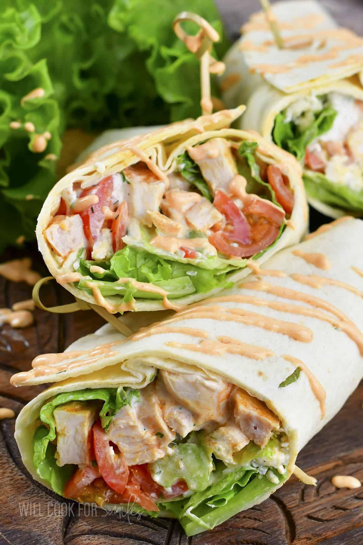 Buffalo Chicken Wraps