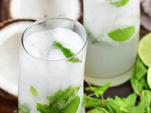 5 Minute Coconut Mojito