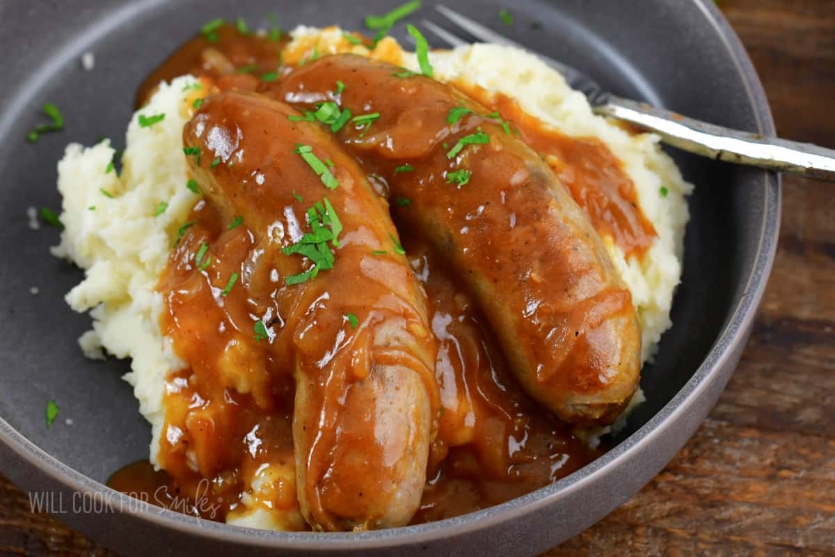 Bangers and Mash - Will Cook For Smiles