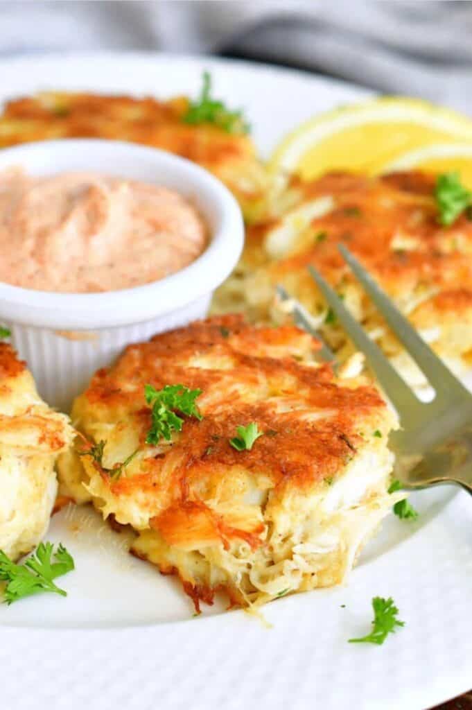 The Best Easy Crab Cakes Will Cook For Smiles   Crab Cakes Front 681x1024 