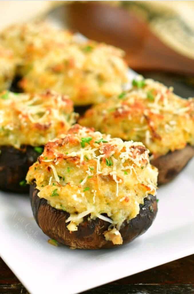 Crab Stuffed Mushrooms - Will Cook For Smiles