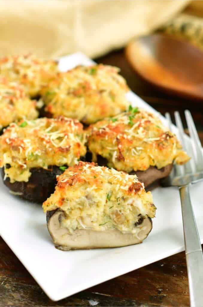 Crab Stuffed Mushrooms - Will Cook For Smiles