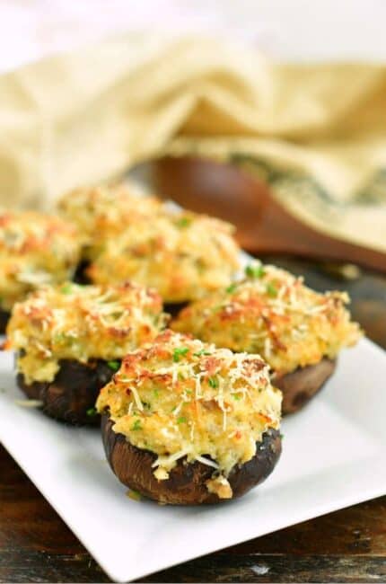 Crab Stuffed Mushrooms - Will Cook For Smiles