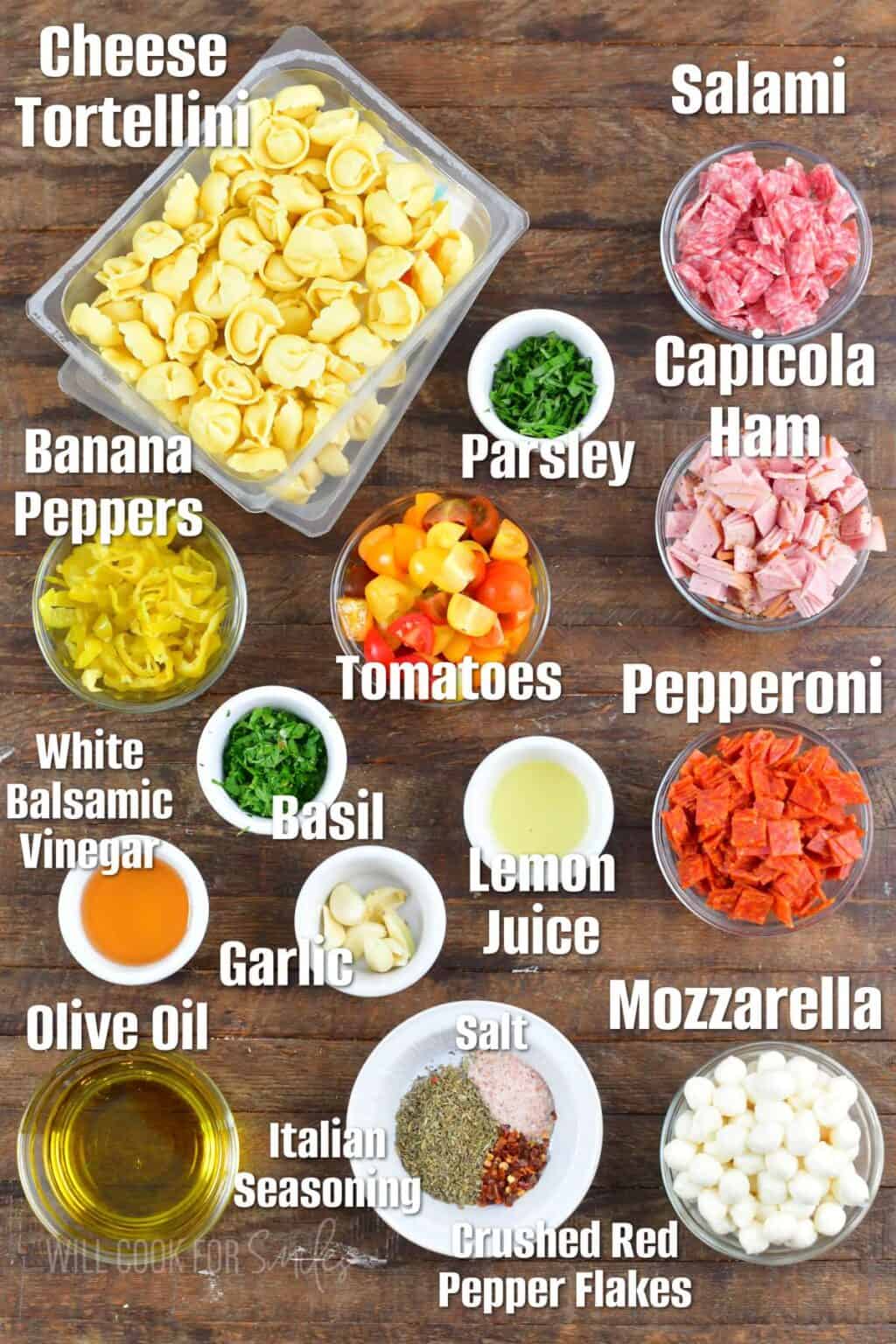 Italian Tortellini Pasta Salad - Will Cook For Smiles