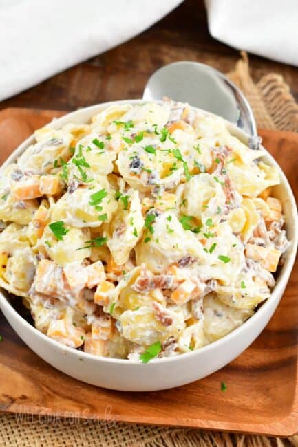 Cheddar Bacon Ranch Tortellini Salad Will Cook For Smiles