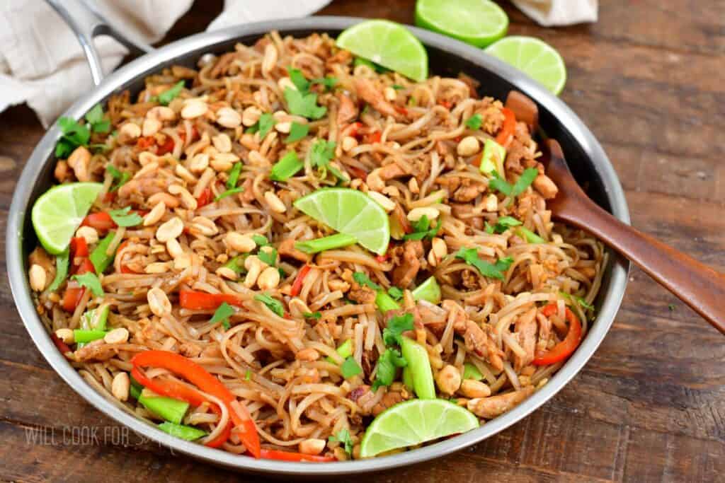 Pad Thai - Delicious, Fast, and Easy Made With Chicken or Shrimp