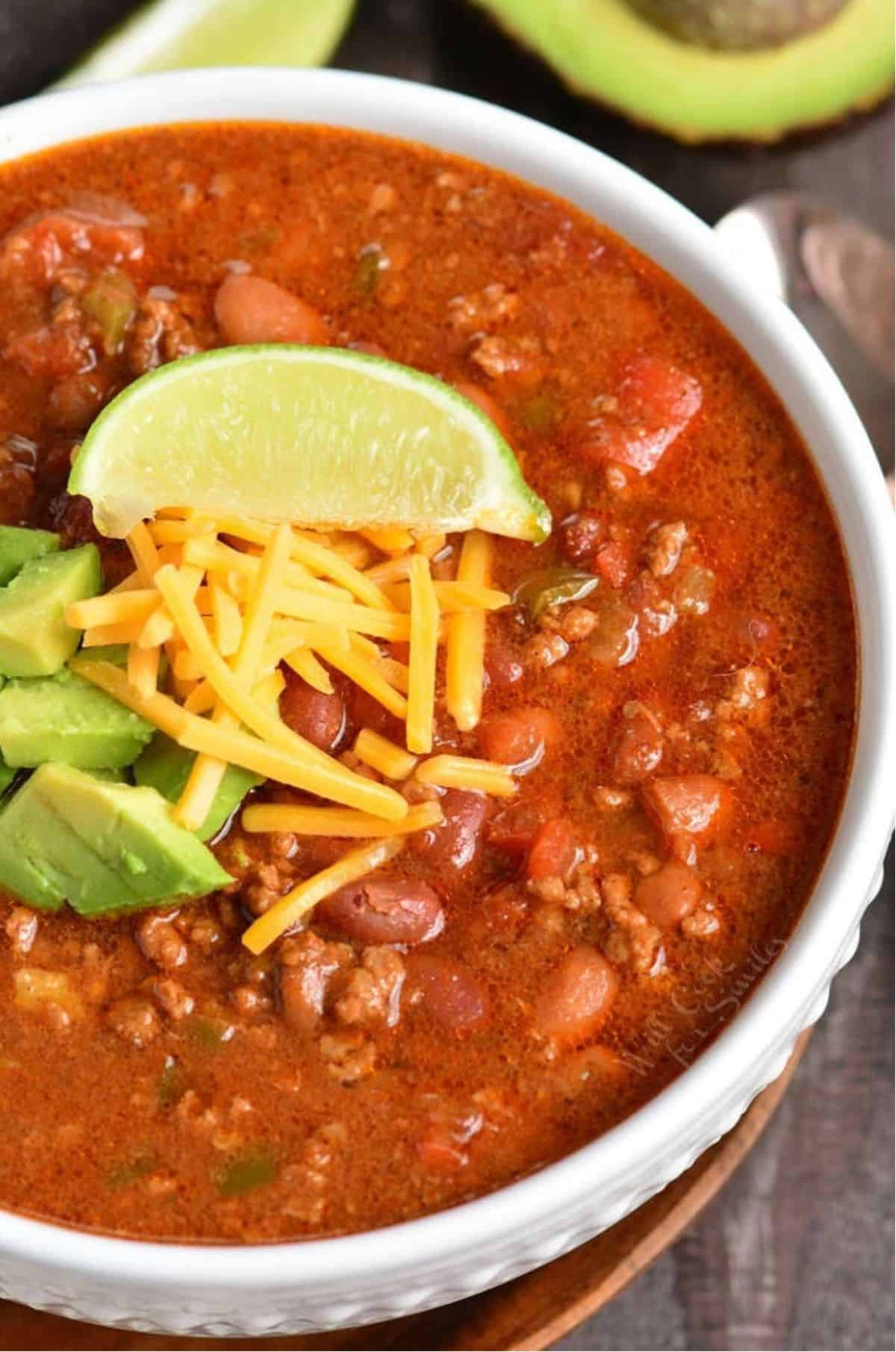 https://www.willcookforsmiles.com/wp-content/uploads/2023/10/Instant-pot-chili-top-in-bowl.jpg
