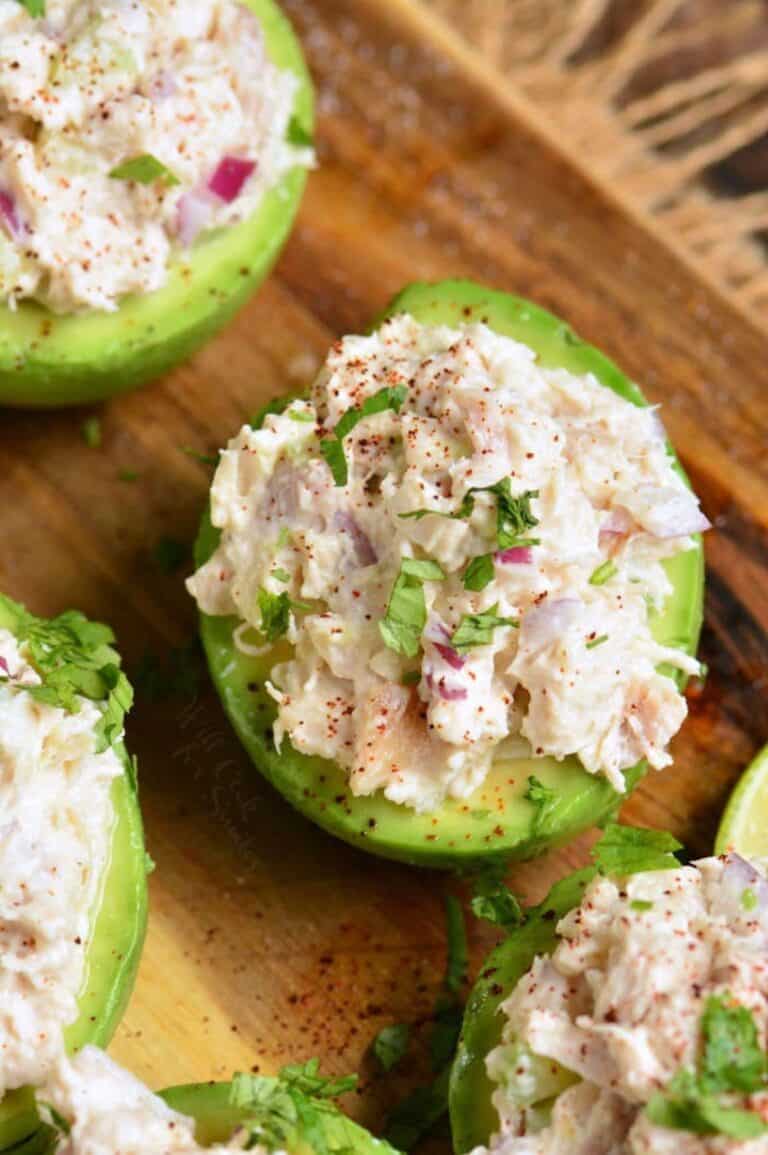 Chicken Salad Stuffed Avocado - Will Cook For Smiles