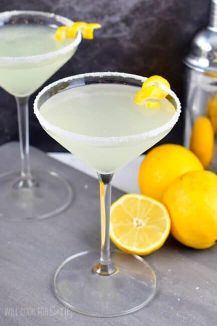 Lemon Drop Martini - Will Cook For Smiles