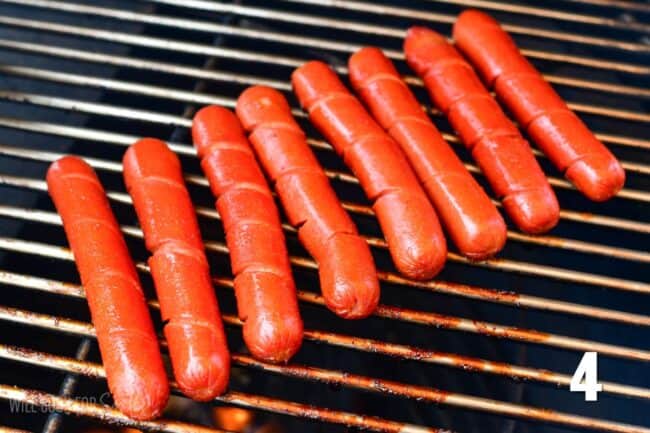 Sriracha Honey Grilled Hot Dogs - Will Cook For Smiles